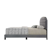 Tradilla - Queen Bed - Gray Fabric - R&R Furniture Gallery (Fountain Valley, CA)