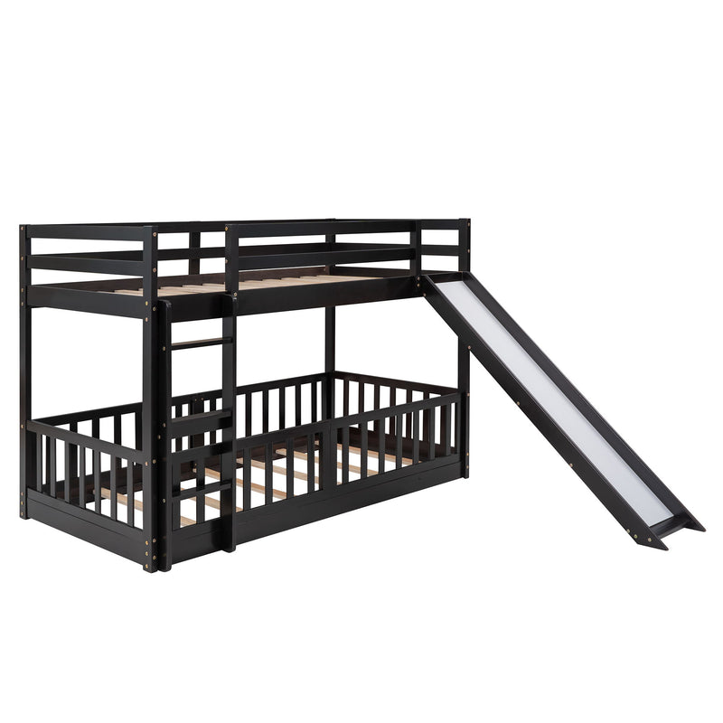 Bunk Bed With Convertible Ladder And Slide - R&R Furniture Gallery (Fountain Valley, CA)