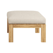 Outdoor 4 Pieces Acacia Sectional Patio Sofa Set - Light Gray / Teak - R&R Furniture Gallery (Fountain Valley, CA)