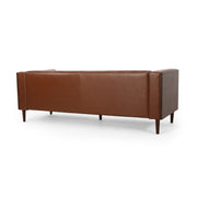 Contemporary Noble House 3-seater stationary sofa with tufted upholstery and modern design in a living room setting.