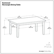 Eastwood - Handcrafted Dining Table - R&R Furniture Gallery (Fountain Valley, CA)