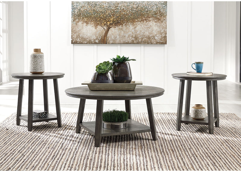 Caitbrook - Occasional Table Set (Set of 3) - Gray - R&R Furniture Gallery (Fountain Valley, CA)