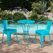 Lourdes - 3 Piece Metal Set - Teal - R&R Furniture Gallery (Fountain Valley, CA)