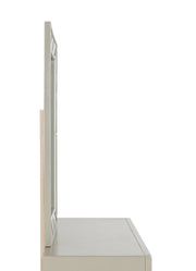 Elegant contemporary mirror by Glory Furniture featuring a sleek, modern design with a stylish frame and clear reflective surface.