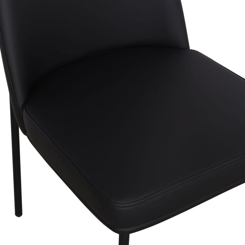 Set of two Sydney dining chairs by TOV Furniture, featuring modern design with wooden legs and upholstered seats.