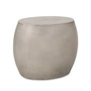 Outdoor oval-shaped side table by Noble House featuring a durable design, perfect for patio or garden seating areas.