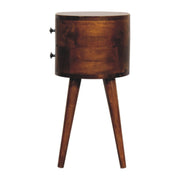 Mini Rounded Nightstand - Chestnut - R&R Furniture Gallery (Fountain Valley, CA)