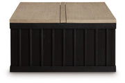 Rylandyn - Lift Top Cocktail Table - Black / Light Brown - R&R Furniture Gallery (Fountain Valley, CA)