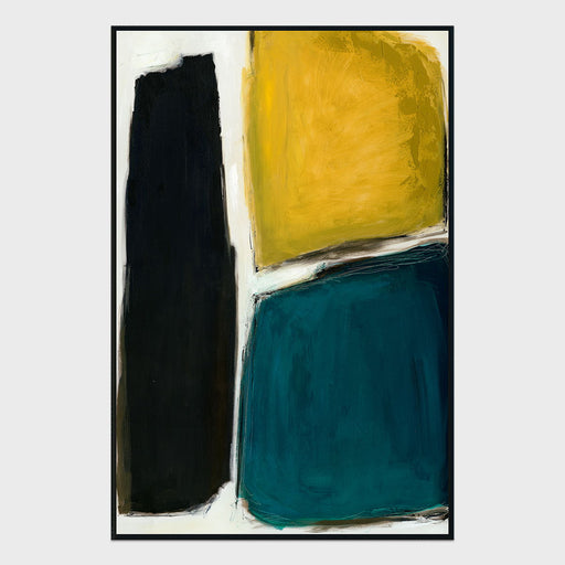 Mineral - 48" x 72" Painting Art by Buddy Whitlock - Blue / Yellow - R&R Furniture Gallery (Fountain Valley, CA)