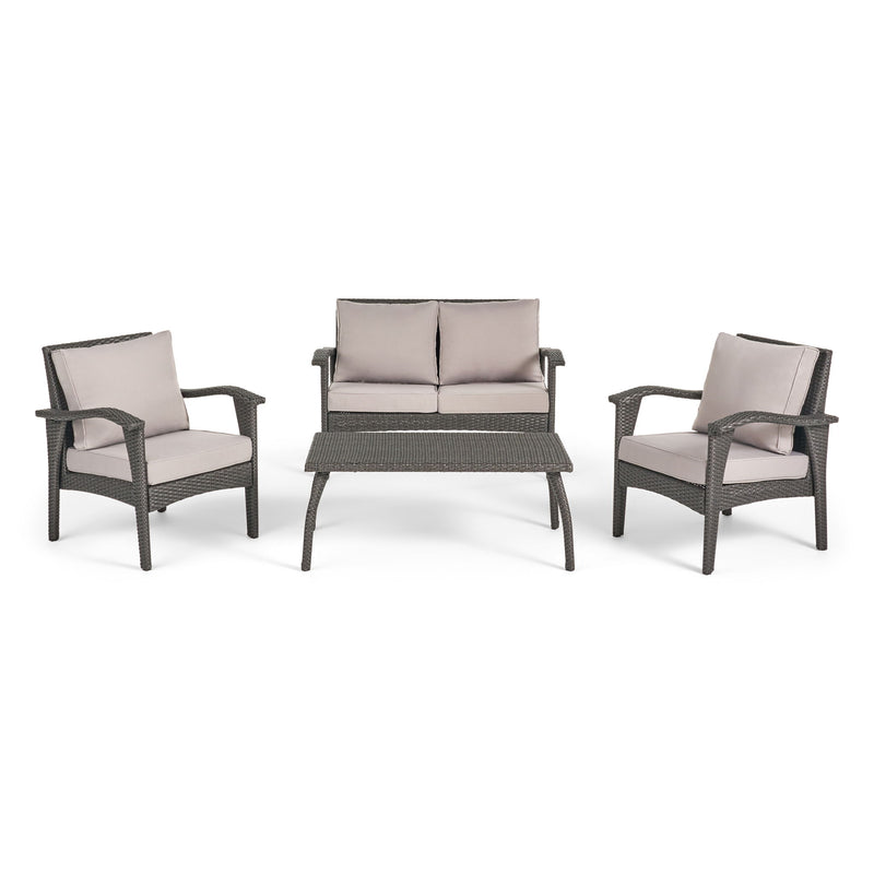 Honolulu - Wicker Set Outdoor Seating - R&R Furniture Gallery (Fountain Valley, CA)