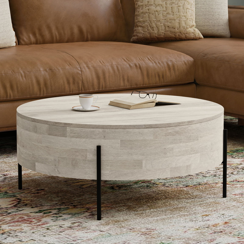 Rayburn - Drum Table - R&R Furniture Gallery (Fountain Valley, CA)