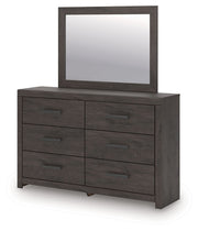 Prendonea - Dresser and Mirror - Charcoal - R&R Furniture Gallery (Fountain Valley, CA)