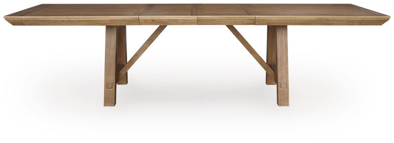 Ridgester - Rectangular Dining Room Extension Table - Light Brown - R&R Furniture Gallery (Fountain Valley, CA)