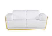 1111 - Leather Loveseat - R&R Furniture Gallery (Fountain Valley, CA)