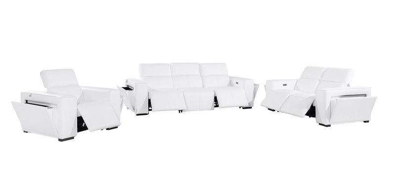 1224 - 6-Piece Modular Power Reclining Sofa, Loveseat & Chair Set In With 5 Power Recliners & Power Headrests