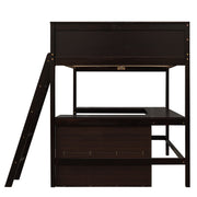 Loft Bed With Shelves With Desk - R&R Furniture Gallery (Fountain Valley, CA)