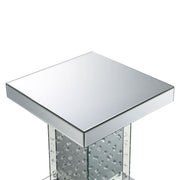 Nysa - 20" End Table - Mirrored & Faux Crystals - R&R Furniture Gallery (Fountain Valley, CA)