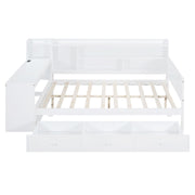 Daybed With 3 Drawers USB Ports And Desk - R&R Furniture Gallery (Fountain Valley, CA)
