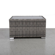 Chesterville - Slatted Side Table With Aluminum Top - Gray - R&R Furniture Gallery (Fountain Valley, CA)