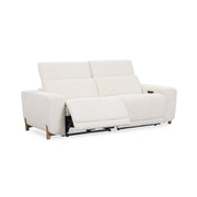 Darrow - Upholstered Power Recliner Sofa - Ivory - R&R Furniture Gallery (Fountain Valley, CA)