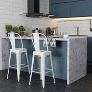 Fletcher - Handcrafted Metal Stool (Set of 2) - R&R Furniture Gallery (Fountain Valley, CA)