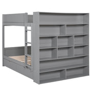 Bunk Bed With 2 Drawers And Multi Layer Cabinet - R&R Furniture Gallery (Fountain Valley, CA)