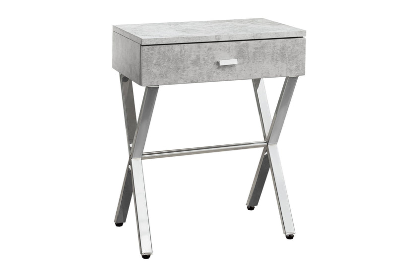 Accent Side X Table, Storage Drawer, Contemporary & Modern - R&R Furniture Gallery (Fountain Valley, CA)