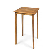 Outdoor Minimalist Acacia Wood Square Bar Table - R&R Furniture Gallery (Fountain Valley, CA)