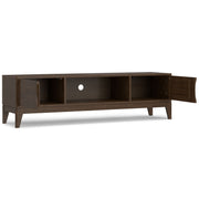 Harper - Low TV Media Stand - Walnut Brown - R&R Furniture Gallery (Fountain Valley, CA)