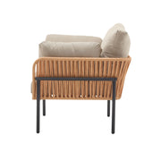 Rope Lounge Chair With Cushions For Modern Spaces - R&R Furniture Gallery (Fountain Valley, CA)