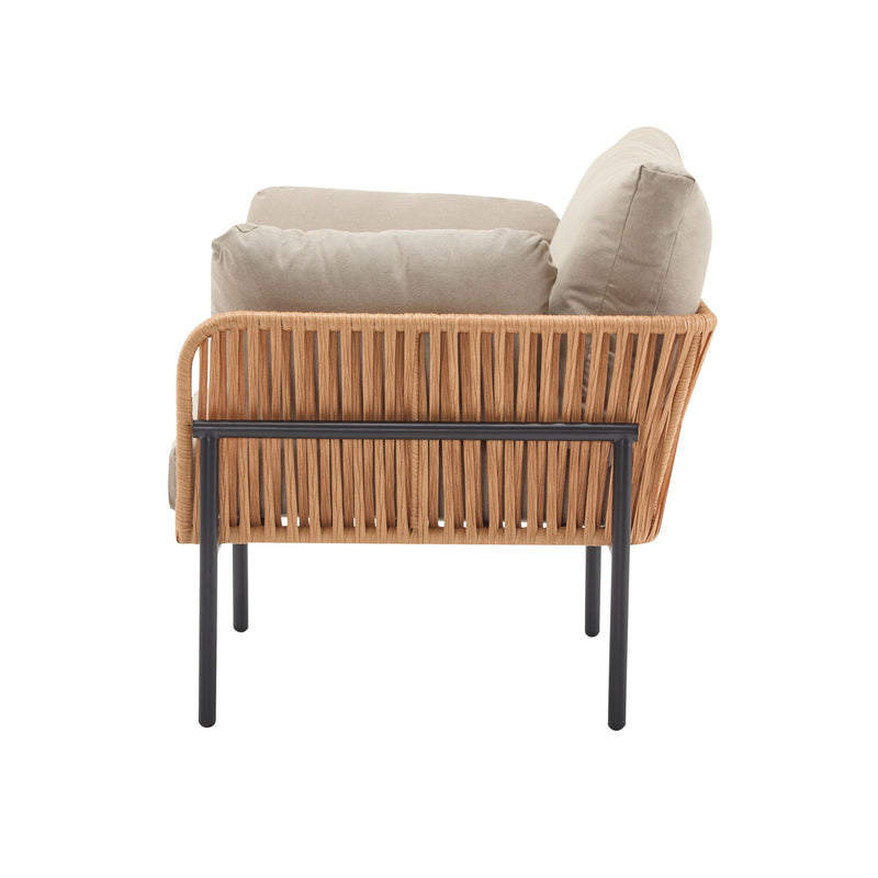 Rope Lounge Chair With Cushions For Modern Spaces - R&R Furniture Gallery (Fountain Valley, CA)