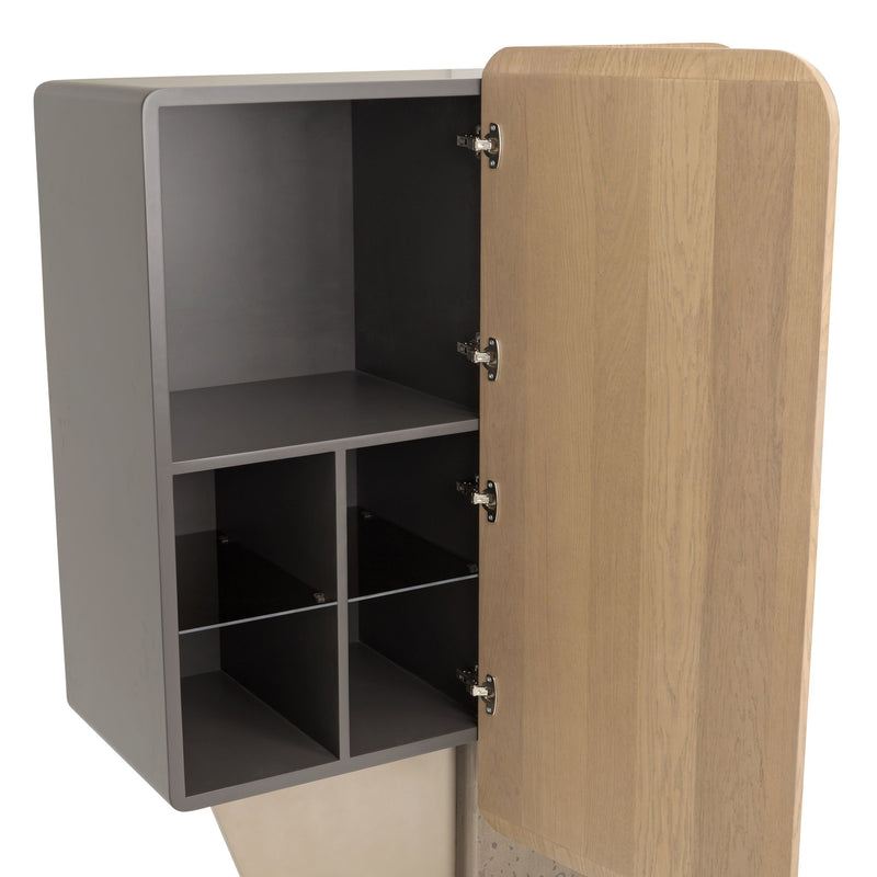 Bristol Point - Bar Cabinet - Saddle Brown - R&R Furniture Gallery (Fountain Valley, CA)