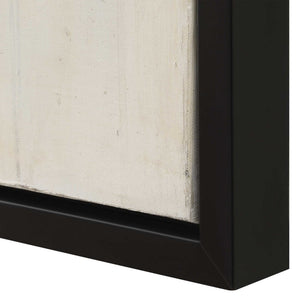 Western Hemisphere - Hand Painted Canvas - Black / Brown / Gray / Orange