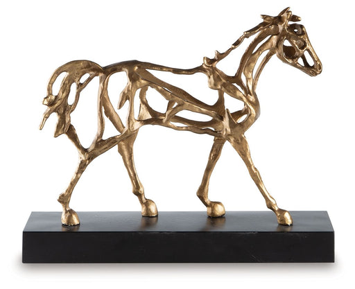 Grainville - Sculpture - Antique Gold Finish - R&R Furniture Gallery (Fountain Valley, CA)