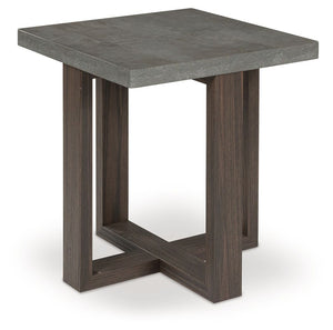 Dynnford - Occasional Table Set (Set of 3) - Gray / Brown - R&R Furniture Gallery (Fountain Valley, CA)