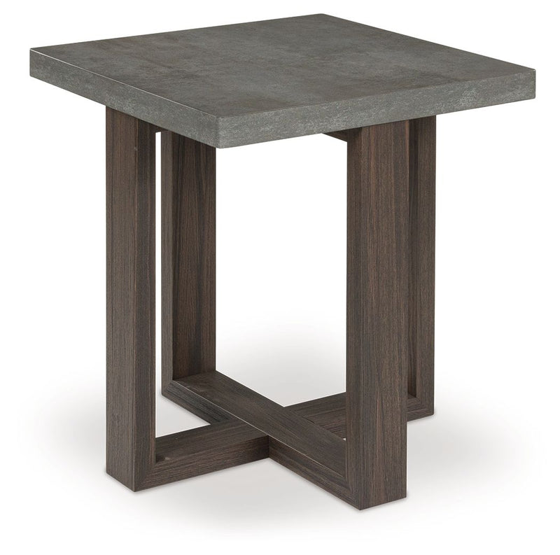 Dynnford - Occasional Table Set (Set of 3) - Gray / Brown - R&R Furniture Gallery (Fountain Valley, CA)