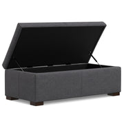 Gabbie - Coffee Table Upholstered Storage Ottoman - R&R Furniture Gallery (Fountain Valley, CA)