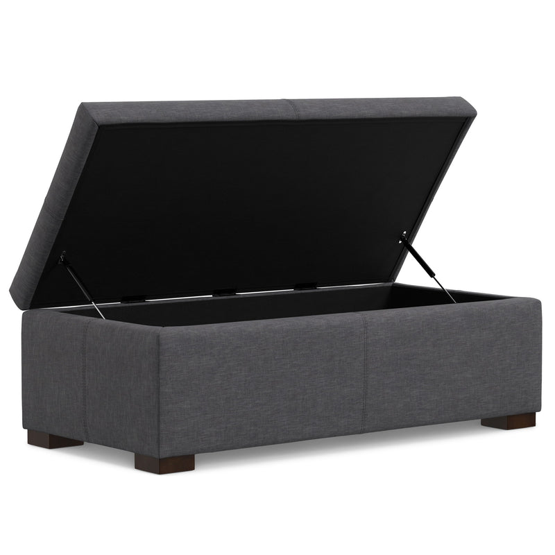 Gabbie - Coffee Table Upholstered Storage Ottoman - R&R Furniture Gallery (Fountain Valley, CA)