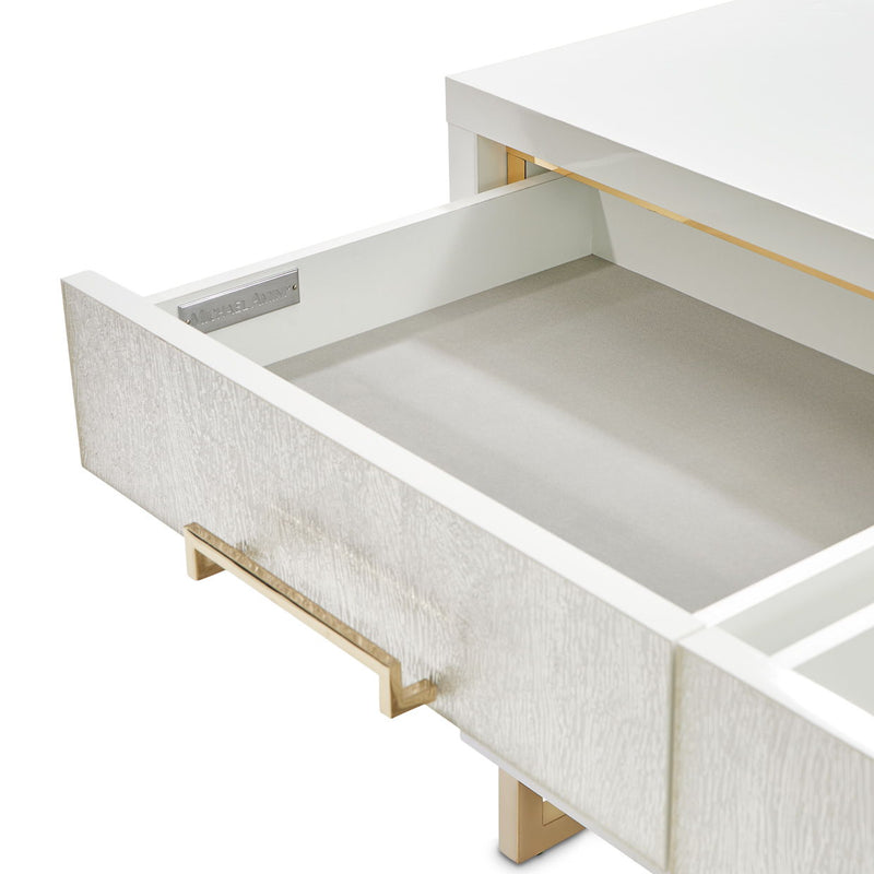 Palm Gate - Media Cabinet - Cloud White - R&R Furniture Gallery (Fountain Valley, CA)
