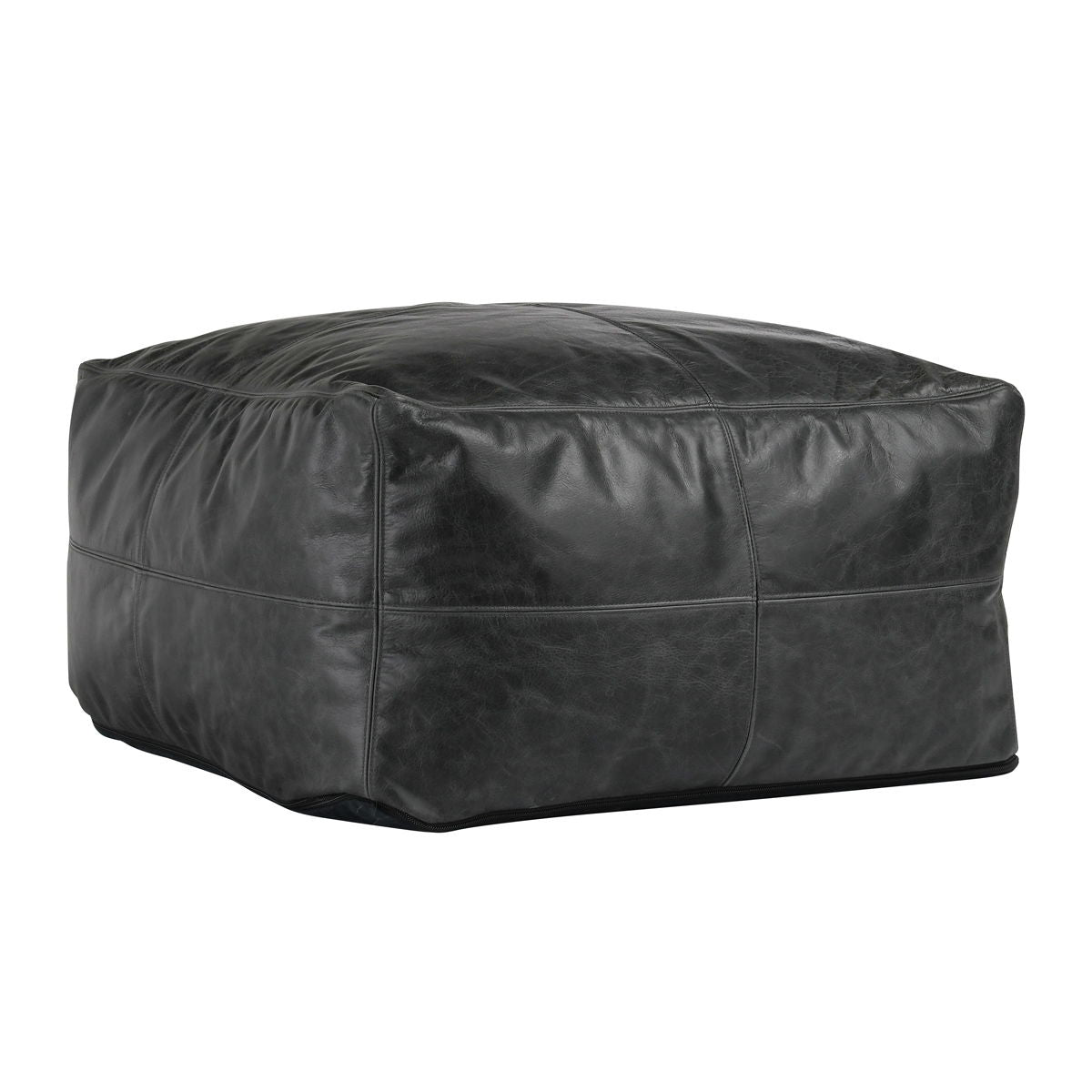 Poufs - Leather Pouf - R&R Furniture Gallery (Fountain Valley, CA)