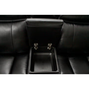 Jupiter - Leather Sectional - Black - R&R Furniture Gallery (Fountain Valley, CA)