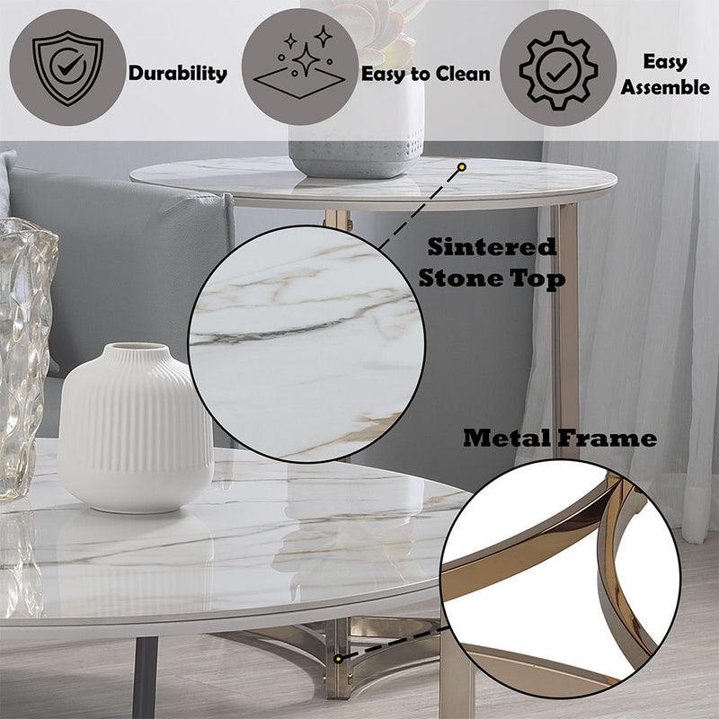 Zaidee - Round Table - R&R Furniture Gallery (Fountain Valley, CA)