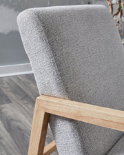 Wychworth - Accent Chair - Gray / Natural - R&R Furniture Gallery (Fountain Valley, CA)