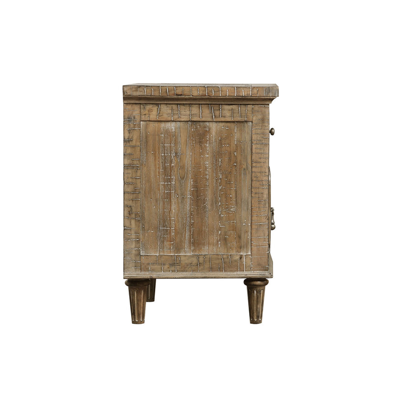 2 Drawer Nightstand - Taupe - R&R Furniture Gallery (Fountain Valley, CA)