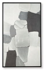 Adilson - Wall Art - White / Gray / Black - R&R Furniture Gallery (Fountain Valley, CA)