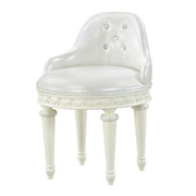 Dorothy - Vanity Chair With Swivel - Ivory - R&R Furniture Gallery (Fountain Valley, CA)