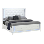 Adalid - Contemporary Bed With LED Lights - R&R Furniture Gallery (Fountain Valley, CA)