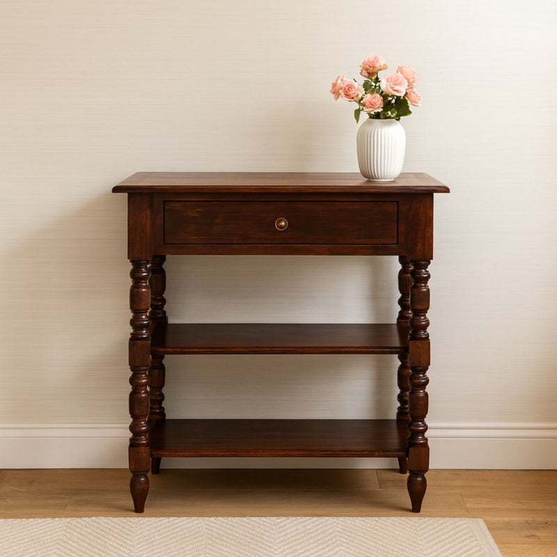 Turned Legs Side Table - R&R Furniture Gallery (Fountain Valley, CA)