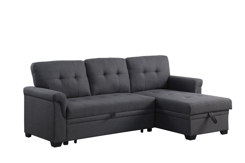 Lucca - Reversible Sleeper Sectional Sofa With Storage Chaise - R&R Furniture Gallery (Fountain Valley, CA)