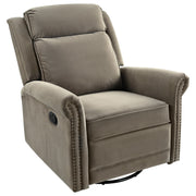 360 Degrees Swivel Recliner Manual Rocking Recliner Home With Adjustable Backrest - R&R Furniture Gallery (Fountain Valley, CA)